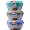 Wholesale 3pk  ROUND FOOD CONTAINERS FRESH VENT MICROWAVE SAFE LIDS