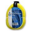 Wholesale 50'x3/8'' YELLOW BRAIDED FLOATING POLY ROPE& HOLDER 135LB WLL