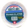 Wholesale Green Label White Paper Plate 6"