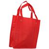 Wholesale RED NONWOVEN PP BAG 14x14x4'' 80 GSM 20'' STRAPS