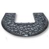 Wholesale BLACK RUBBER COMMODE MAT 22x22''