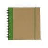 Wholesale 6x6''146 PAGE NOTEPAD WITH PEN GREEN